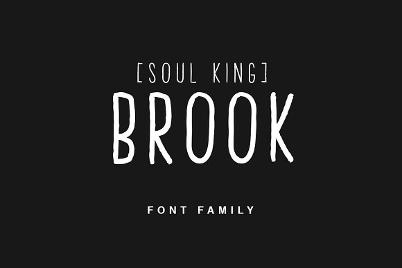 Brook Font: Handcrafted Charm for Maker Labels