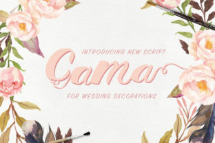 Cama Font: Hand-Lettered Charm for Makers