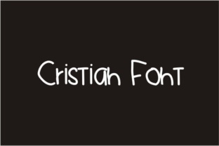 Discover Cristian: A Charming Handwritten Font for Editorial Design