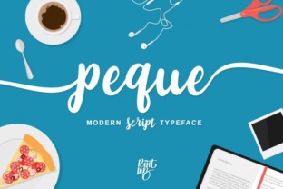 Enhance Your Brand with Peque: A Fresh Script Font
