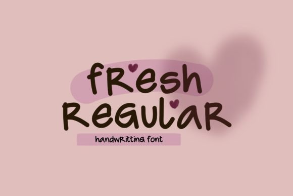 Enhance Your Web Design with Fresh Regular Font