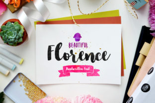Florence Font: A Smooth Brush Typeface for Editorial Design