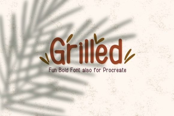 Grilled: A Handwritten Typeface for Editorial Elegance