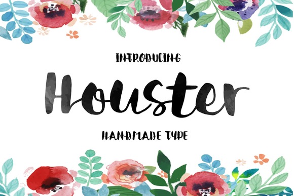 Houster: A Hand-Sketched Script Font for Modern Web Design
