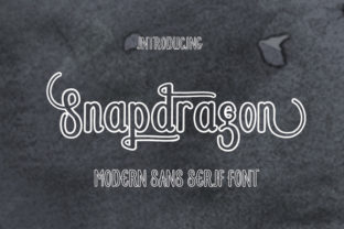 Introducing Snapdragon: A Versatile Sans Serif Typeface