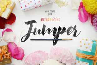 Jumper Font: Brush Script Style for Campaign Visuals