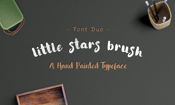 Little Stars Brush: A Charming Font for Editorial Design