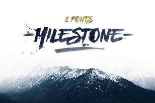 Milestone Font: A Brush Typeface for Authentic Branding