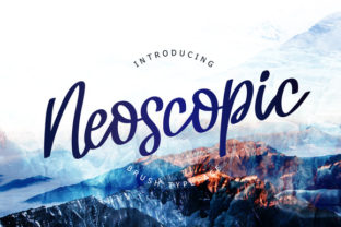 Neoscopic Brush: A Handwritten Font for Creative Web Design